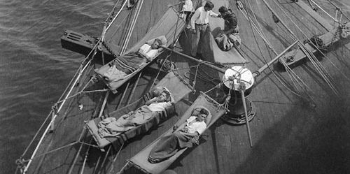 Restful days at Anchor while onboard the Parma